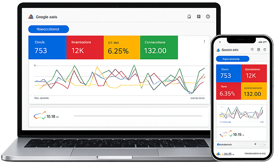 Dashboard de medición y resultados